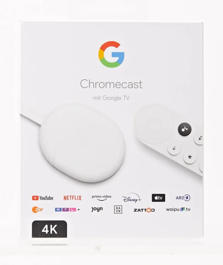 Google Chromecast avec Google TV Blanc : Le Streaming Réinventé iptv france iptv france
