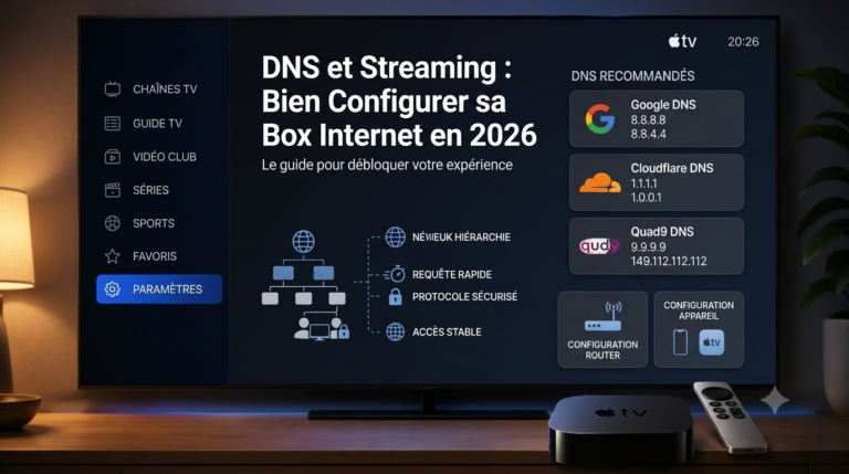 DNS et Streaming : Bien Configurer sa Box Internet