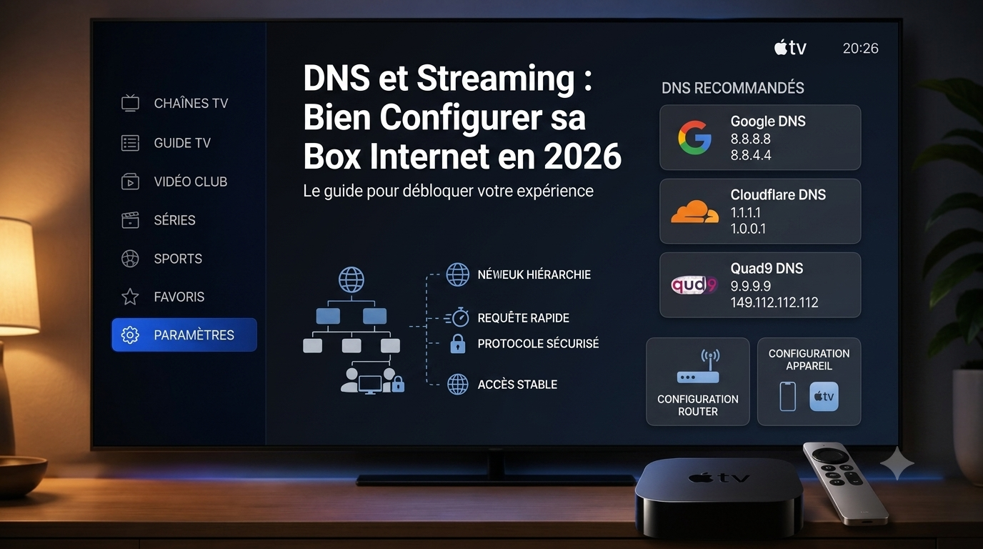 DNS et Streaming : Bien Configurer sa Box Internet