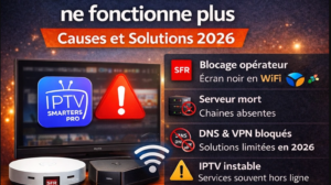 IPTV Smarters Pro ne fonctionne plus